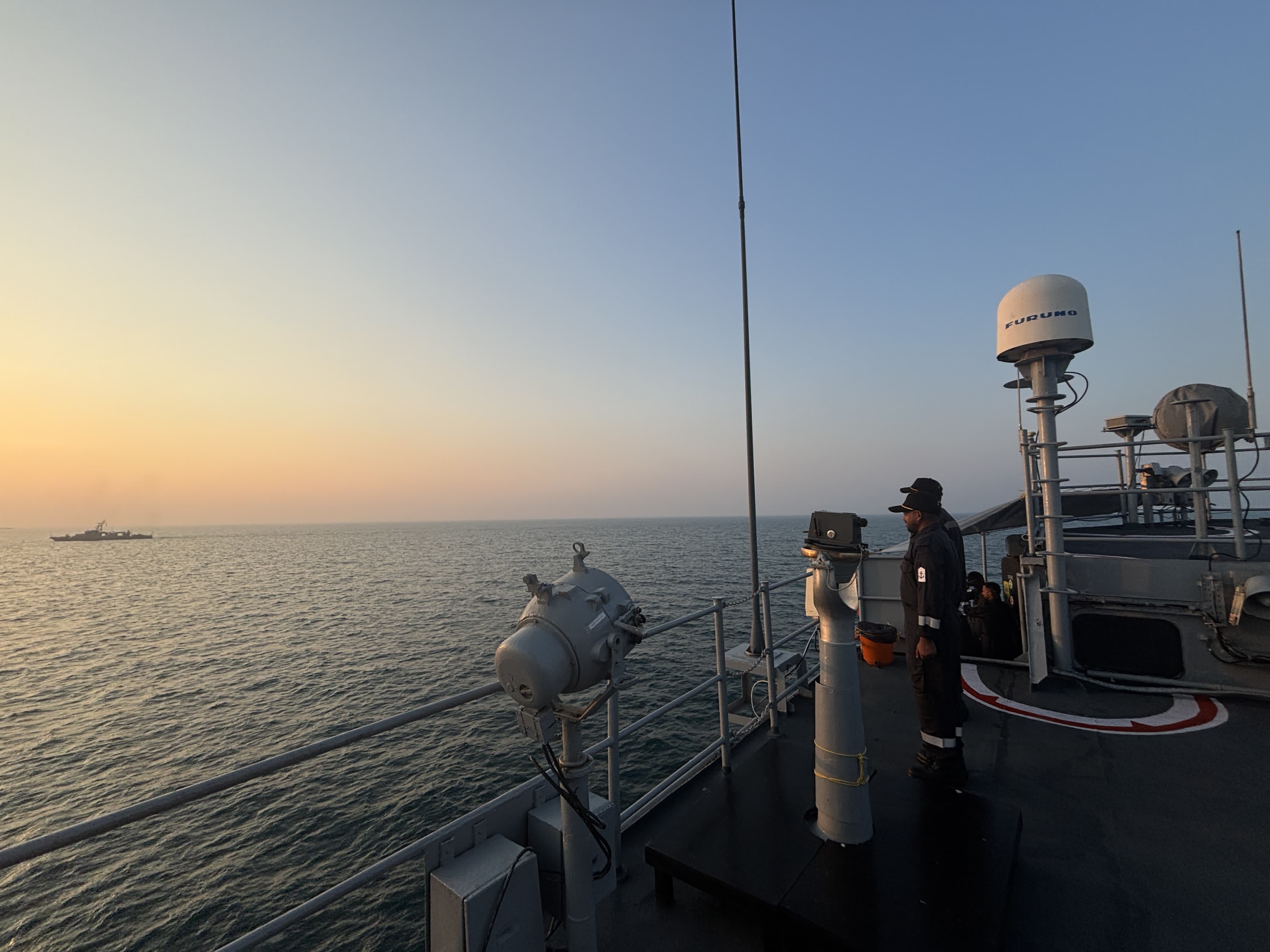 Indian Navy's First Training Squadron  Departs Manama, Bahrain