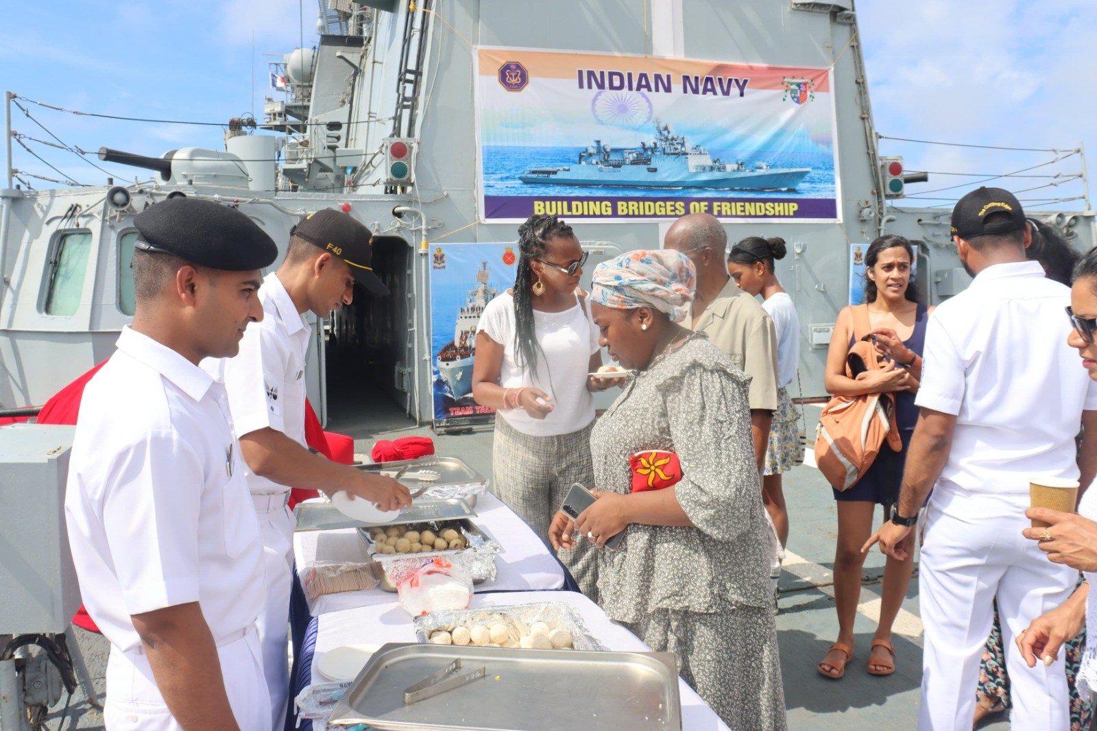 INS Talwar Arrives at La Réunion, France