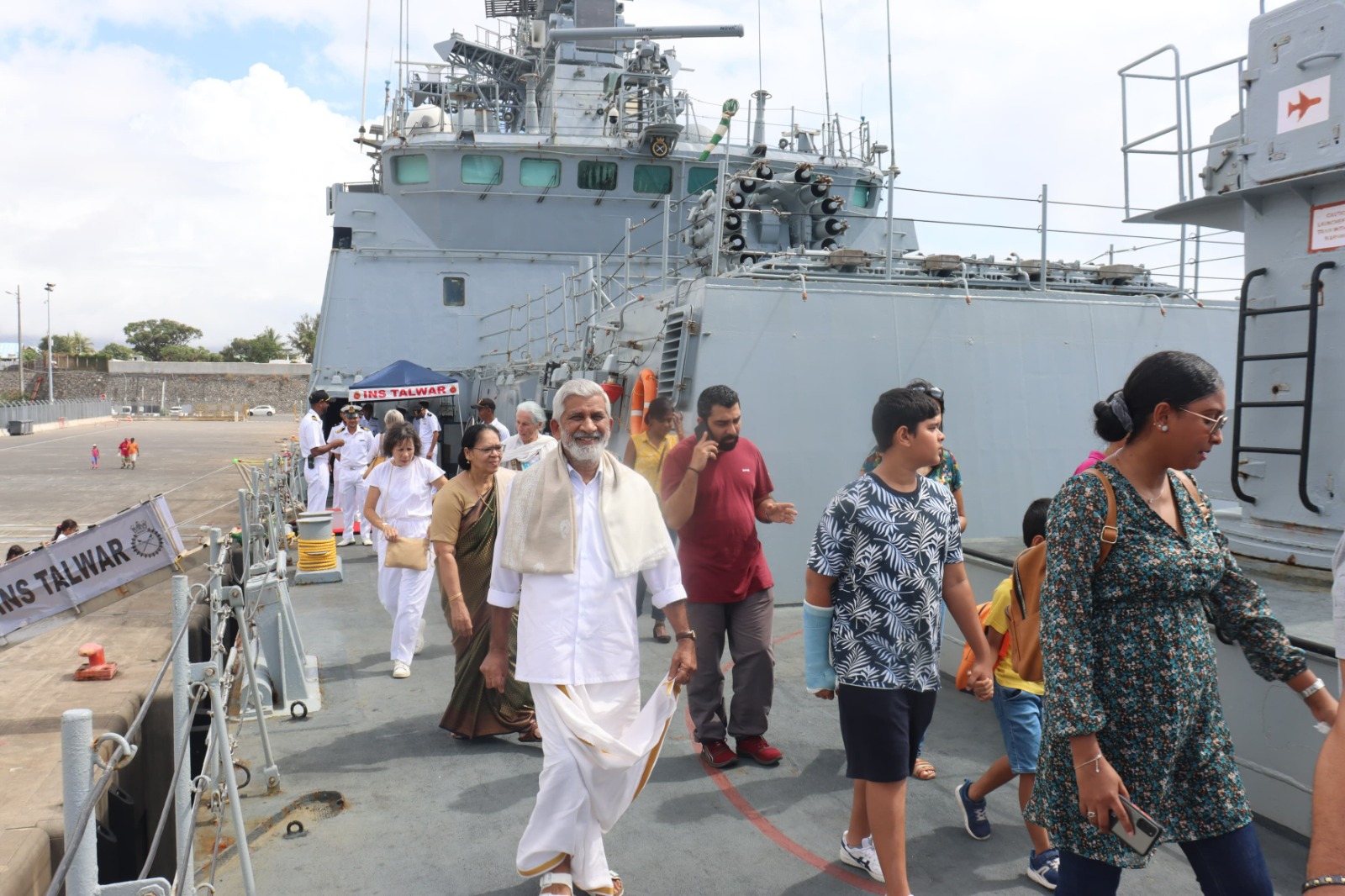 INS Talwar Arrives at La Réunion, France