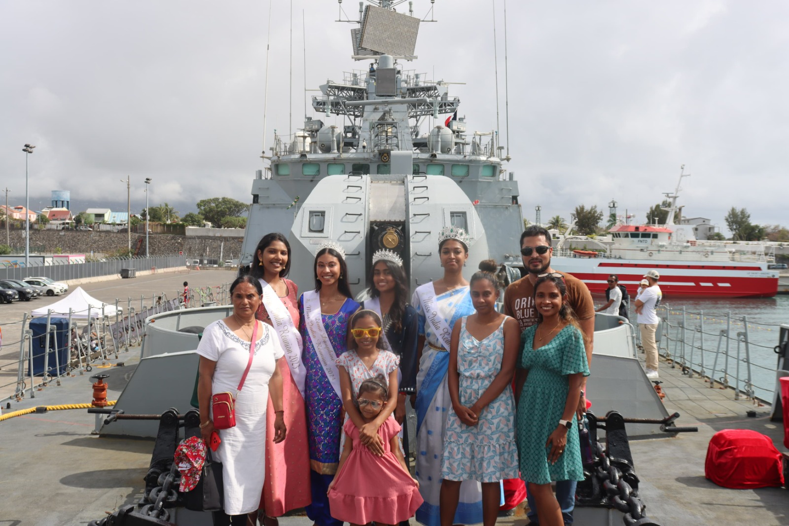 INS Talwar Arrives at La Réunion, France