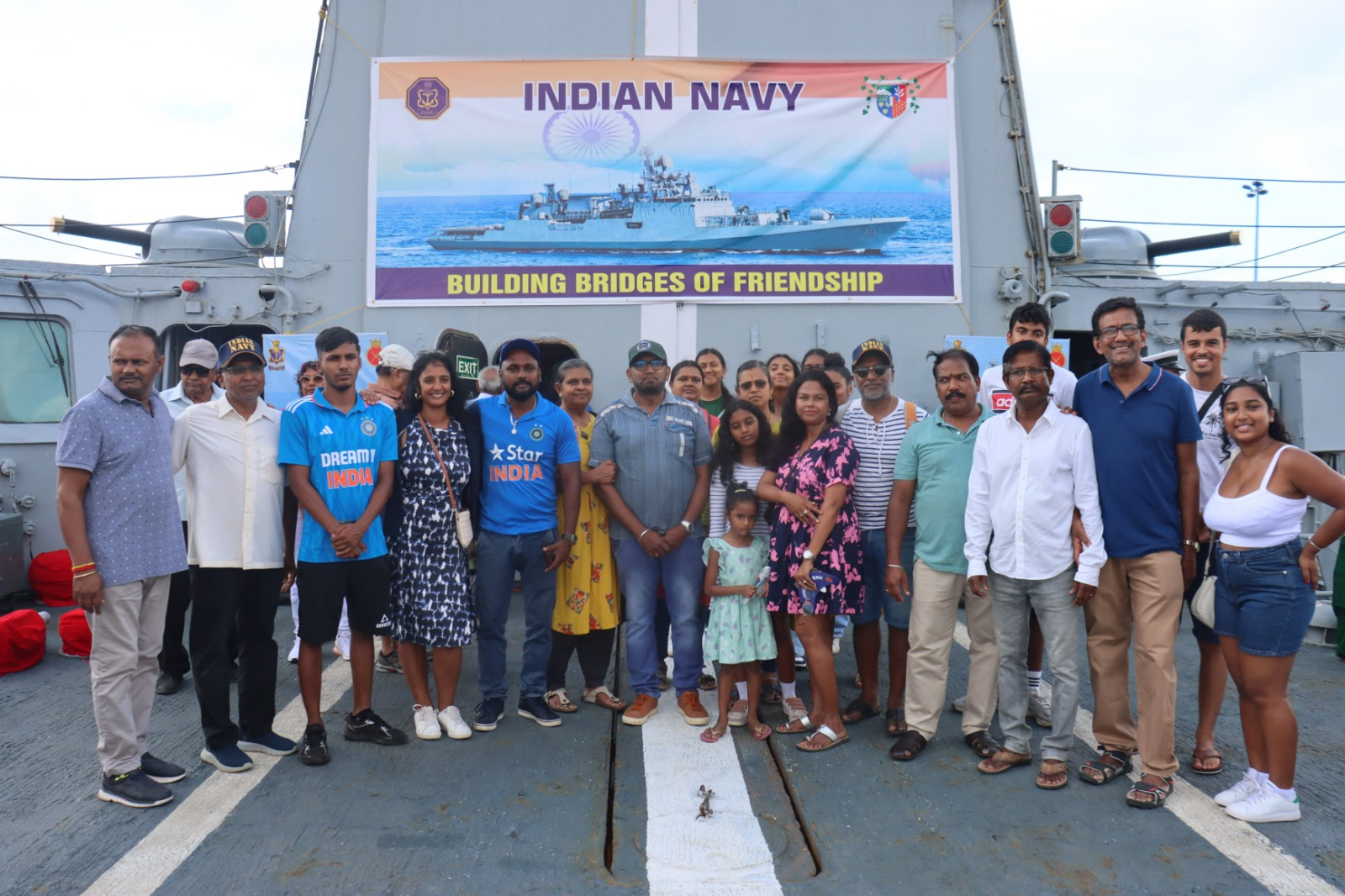 INS Talwar Arrives at La Réunion, France
