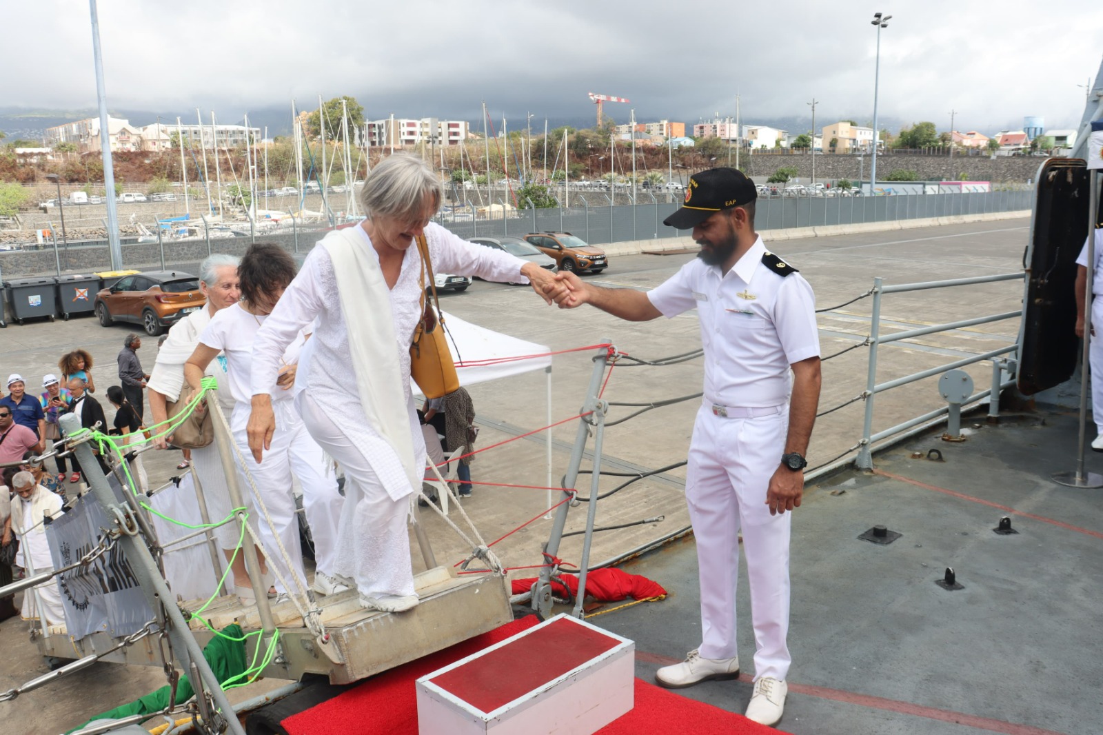 INS Talwar Arrives at La Réunion, France