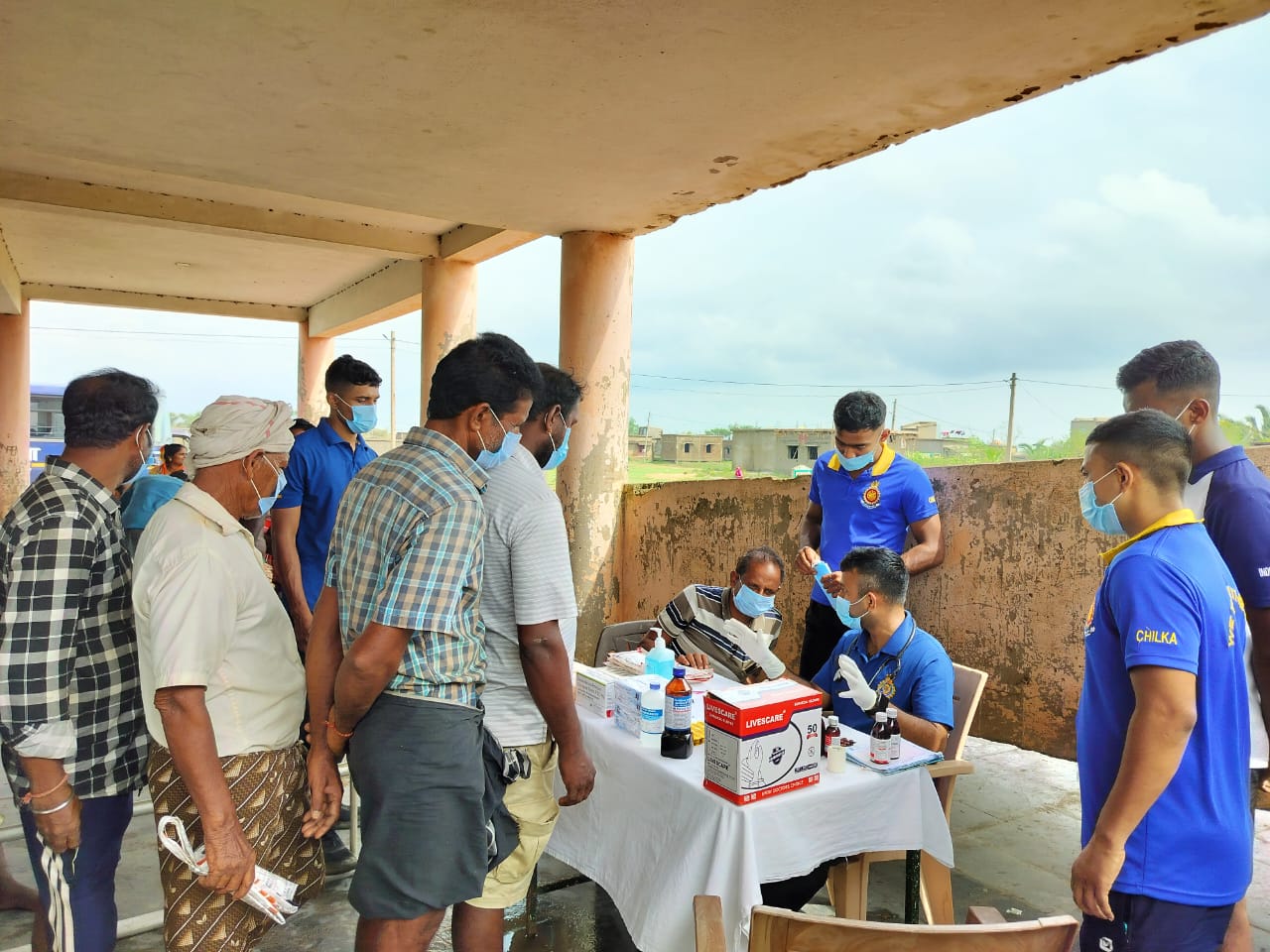 Indian Navy Mobilises Relief Efforts for Cyclone Dana Affected Villages in Odisha