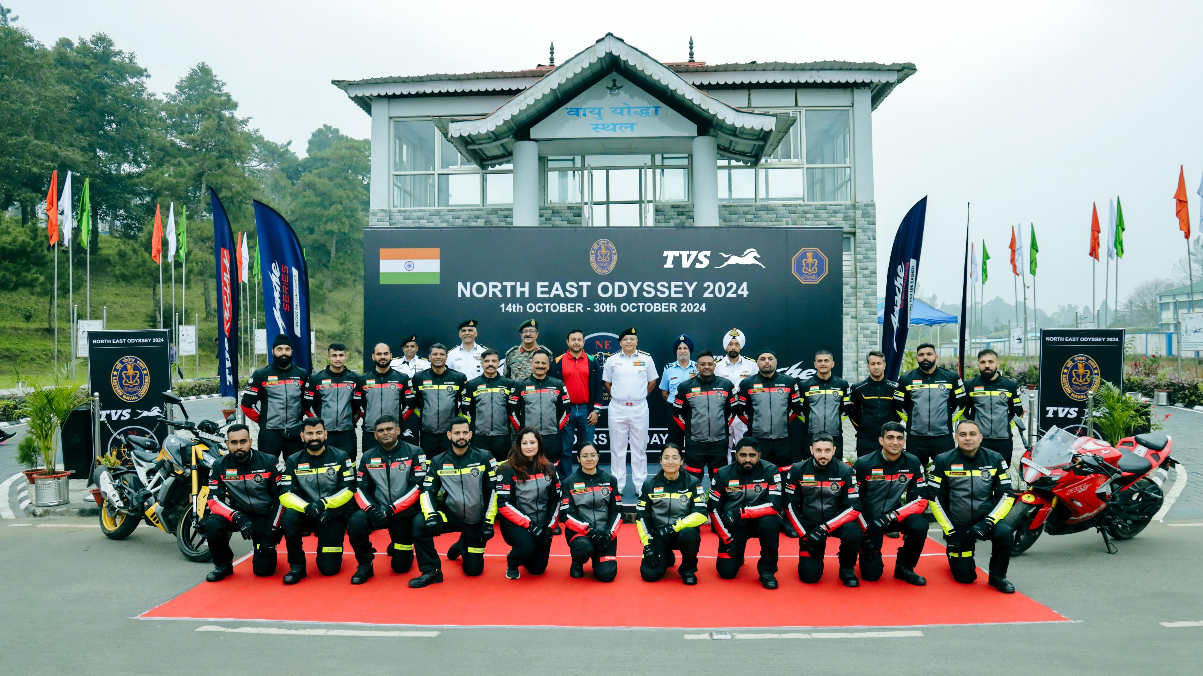 Indian Navy's Motorcycle Expedition Flagged Off