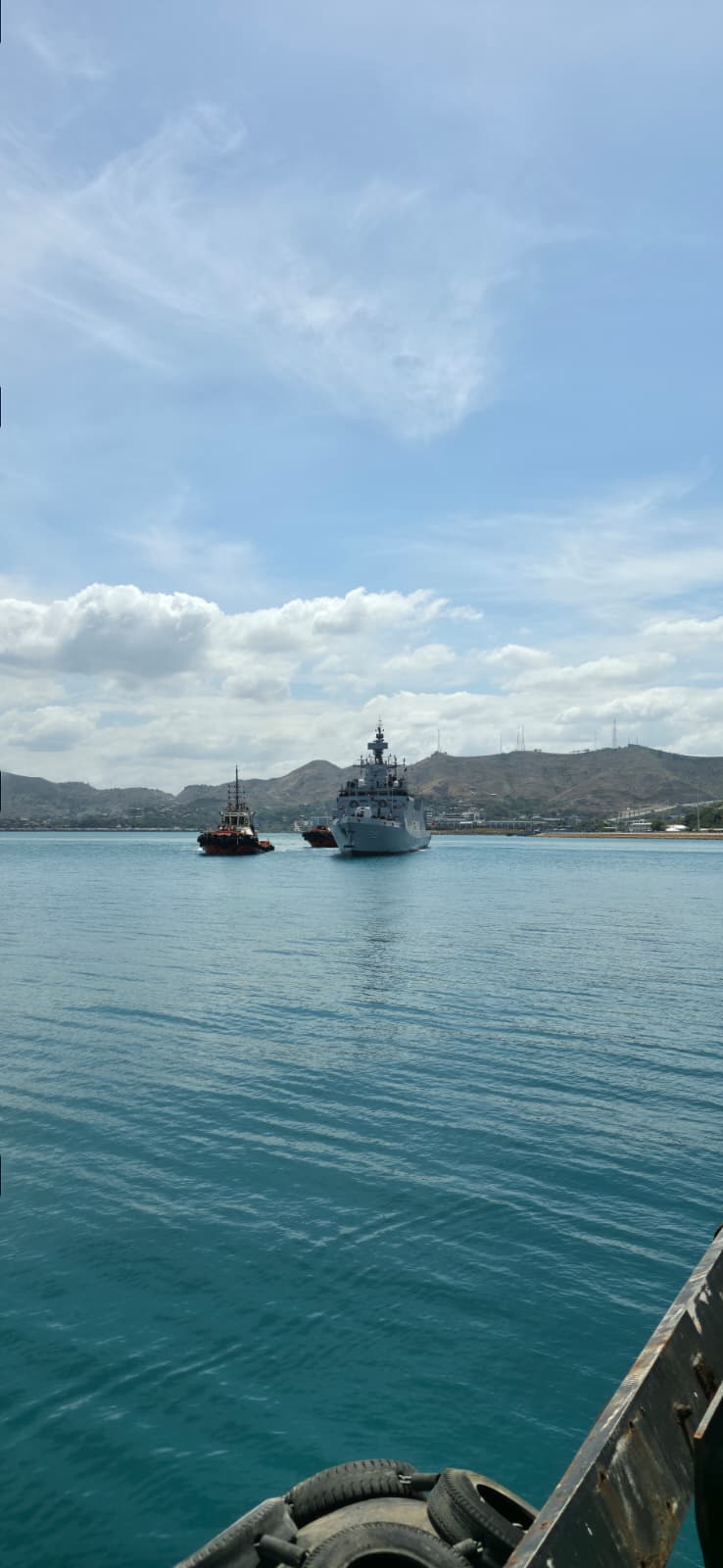  INDIAN NAVY WARSHIP VISITS PORT MORESBY TO JOIN  PAPUA NEW GUINEA'S 50TH INDEPENDENCE DAY CELEBRATIONS