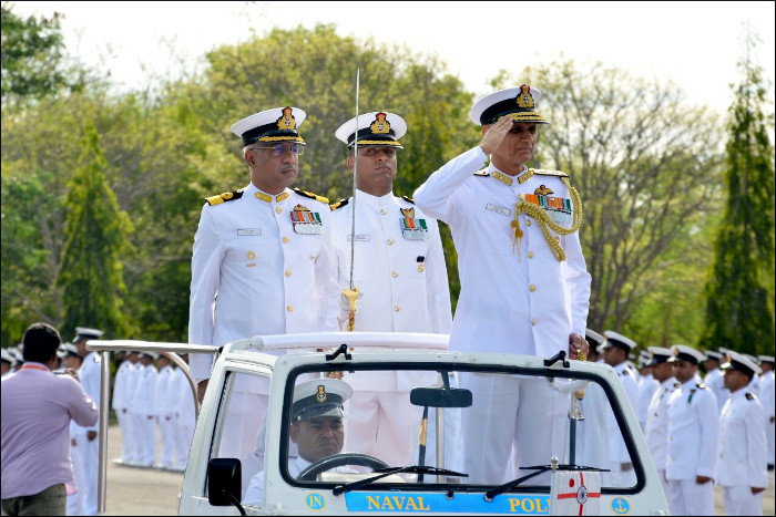 Passing Out Parade Held at Naval Air Station, Rajali