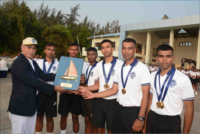 Team from Indian Naval Academy Emerges Victorious in the Biangular Sailing Regatta for the Seventh Time in a Row Held at Indian Naval Academy