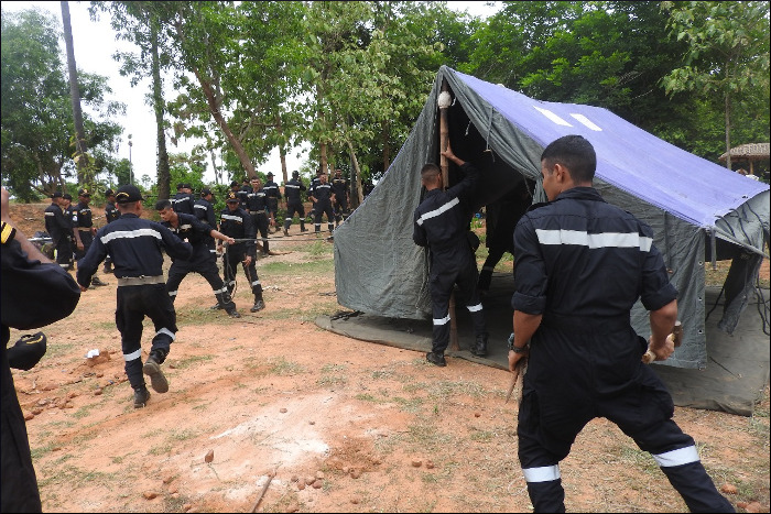 Outdoor Camp Conducted at INS Satvahana, Tatipudi