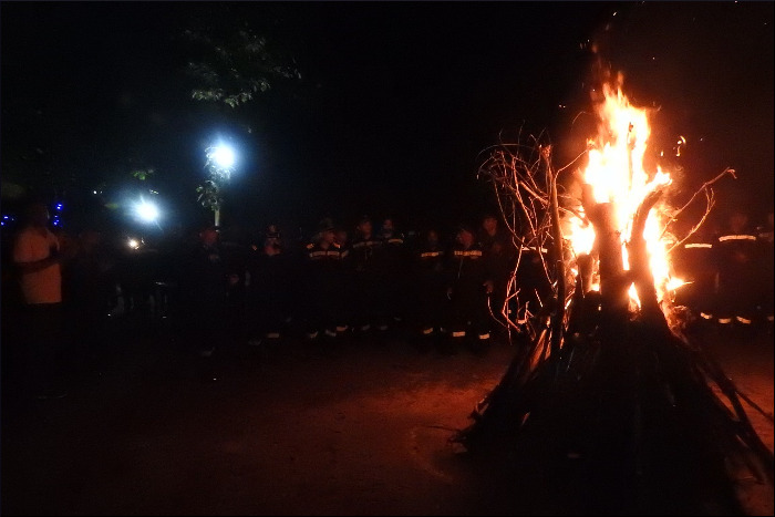 Outdoor Camp Conducted at INS Satvahana, Tatipudi