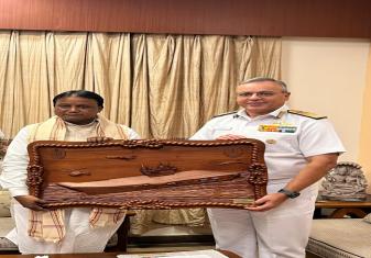 Vice Admiral Rajesh Pendharkar, AVSM, VSM FOCINC ENC, on A Visit to Bhubaneswar
