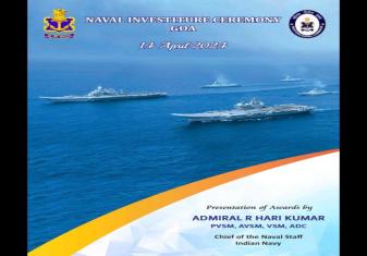 Naval Investiture Ceremony 2024 will be Held at INS Hansa, Goa on 14 April 2024
