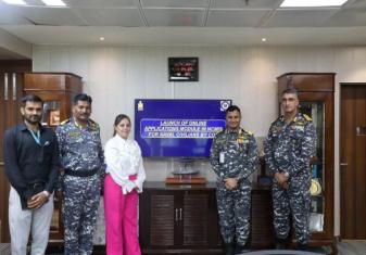 Online Applications Module in NCMIS for Naval Civilians Launched by Vice Admiral Krishna Swaminathan , COP on 12 April 2024 .
