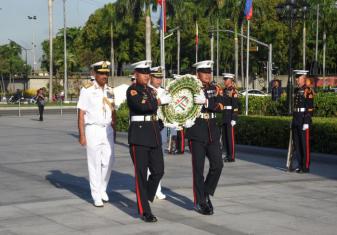 INS Delhi, INS Shakti and INS Kiltan Paid Tributes to Dr José Rizal, National Hero of Philippines