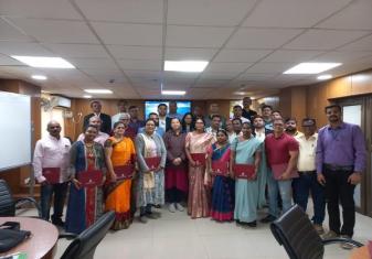 वी.वी.जी.एन.एल.आई., नोएडा में कार्य निष्पादन में सुधार पर संगठन विशिष्ट कार्यक्रम (ओ.एस.पी.) आयोजित