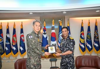 INS SAHYADRI IN BUSAN SOUTH KOREA 