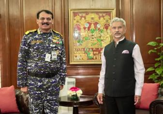 CNS called on the Hon’ble EAM Dr S Jaishankar at New Delhi
