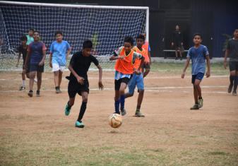 A 'Football Summer Coaching Camp' was Organised by INS Virbahu Over a Period of Four Weeks from 06 May to 31 May 24.