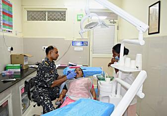 Oral Cancer Awareness and Screening Camp for Women Dependents of Armed Forces Personnel of ENC was Conducted By Dental Centre, INHS Kalyani