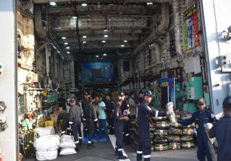 HQENC has Deployed INS Satpura with Relief Material for Providing Immediate Assistance to The Flood Affected Citizens of Myanmar