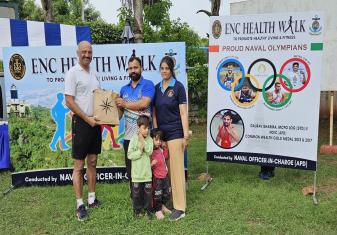 Health Walk was Hosted by ENC Visakhapatnam on 14 September 2024.