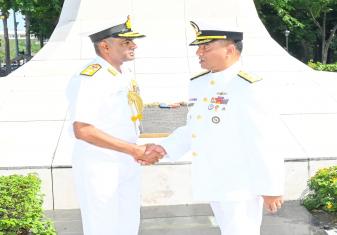 REAR ADMIRAL SUSHEEL MENON, FOCEF PAID SOLEMN TRIBUTE TO DR. JOSE RIZAL