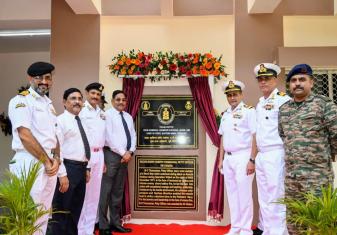 VICE ADMIRAL SAMEER SAXENA INAUGURATES ‘THOMACHAN’ RESIDENTIAL COMPLEX HONOURING WAR HERO MO THOMACHAN, VRC
