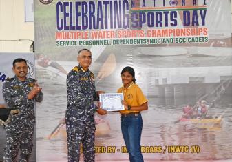 EASTERN NAVAL COMMAND MARKS NATIONAL SPORTS DAY WITH ENTHUSIASTIC WATER SPORTS EVENTS