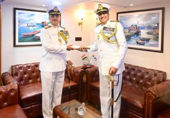 REAR ADMIRAL VIVEK DAHIYA ASSUMES COMMAND OF WESTERN FLEET