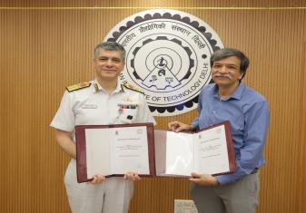 INDIAN NAVY SIGNS MOU WITH IIT DELHI FOR CREW-CENTRED WARSHIP DESIGN