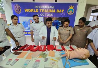 WORLD TRAUMA DAY AT INHS KALYANI
