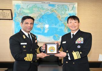  INS SAHYADRI ARRIVES AT SASEBO JAPAN 