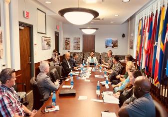 ADMIRAL DINESH K TRIPATHI, CNS VISITED THE CENTRE FOR EXCELLENCE IN DISASTER MANAGEMENT AND HUMANITARIAN ASSISTANCE 