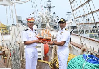 NAVAL TRAINING SCHOOL OF MYANMAR, VISITED VARIOUS TRAINING ESTABLISHMENTS UNDER HEADQUARTERS, SOUTHERN NAVAL COMMAND