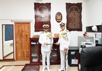 REAR ADMIRAL RAVNISH SETH ASSUMED DUTIES AS ADMIRAL SUPERINTENDENT, NAVAL SHIP REPAIR YARD KARWAR 