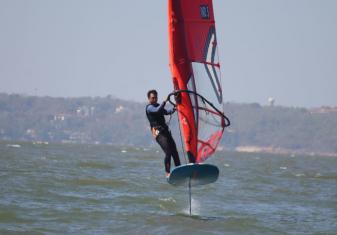 VAdm Krishna Swaminathan, Chief of Personnel and President Indian Naval Sailing Association (INSA) Visited The Navy Windsurfing Node  at INWTC Goa on 15 Apr 24