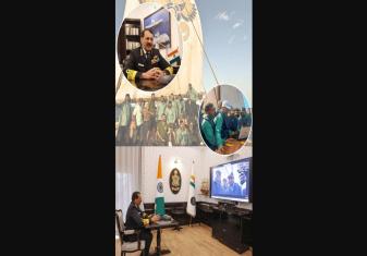 CNS INTERACTED WITH THE CREW OF INSV KAUNDINYA