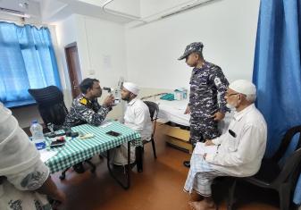 INDIAN NAVY CONDUCT EYE SCREENING CAMPS ACROSS LAKSHADWEEP ISLANDS
