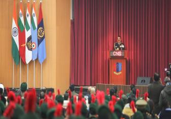 CNS VISITED THE NATIONAL CADET CORPS REPUBLIC DAY CAMP 2026 AND REVIEWED PARADE AND BAND PERFORMANCE