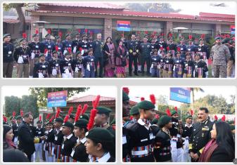 CNS, PRESIDENT NWWA WARMLY WELCOMED NCC CADETS AT NAVY HOUSE