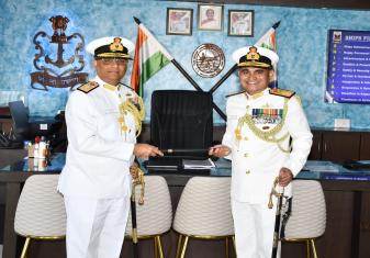 REAR ADMIRAL UPAL KUNDU ASSUMED COMMAND AS FLAG OFFICER COMMANDING TAMIL NADU & PUDUCHERRY NAVAL AREA