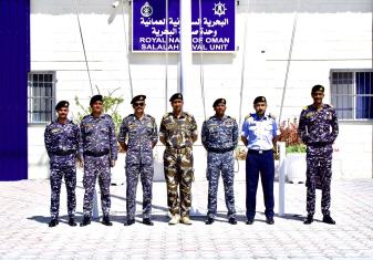 COMMANDING OFFICER INS SUDARSHINI INTERACTED WITH COMMANDING OFFICER, RNOV AL MOAZER AT SALALAH