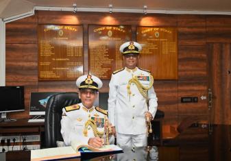 REAR ADMIRAL PRAKASH GOPALAN ASSUMED CHARGE AS THE CHIEF OF STAFF, SOUTHERN NAVAL COMMAND