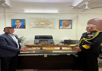 ACNS (CSNCO) VISITED HIS ALMA MATER, PM SHRI KENDRIYA VIDYALAYA NO 1 BAJAJ NAGAR JAIPUR