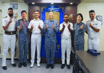 REPUBLIC OF KOREA NAVY ARRIVES AT VISAKHAPATNAM TO JOIN THE INTERNATIONAL FLEET FOR IFR 2026 INDIA AND MILAN 2026