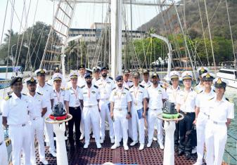 AS PART OF MILAN 2026 YOUNG NAVAL OFFICERS FROM FRIENDLY NAVIES FOR TWO DAYS OF PROFESSIONAL ENGAGEMENT