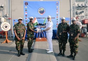 TANZANIAN NAVY JOIN THE HARBOUR TRAINING PHASE OF IOS SAGAR 2026 AT SOUTHERN NAVAL COMMAND, KOCHI