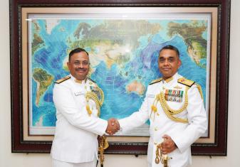 REAR ADMIRAL SAMEER SANJAY POTE, ASSUMED CHARGE AS THE 19TH FLAG OFFICER SUBMARINES