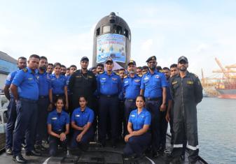 SLN PERSONNEL VISITED INS SINDHUKESARI FOSTERING PROFESSIONAL INTERACTION AND ENHANCING CAMARADERIE