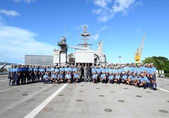INS Jalashwa hosted about 100 SCC