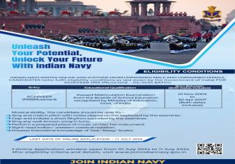 Enrolment as Agniveer {MR (Musician)}